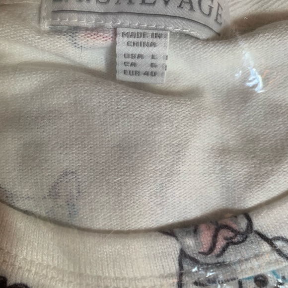 NWT women size L, PJSalvage dog print soft pajama top! Adorable motif! - Picture 5 of 9